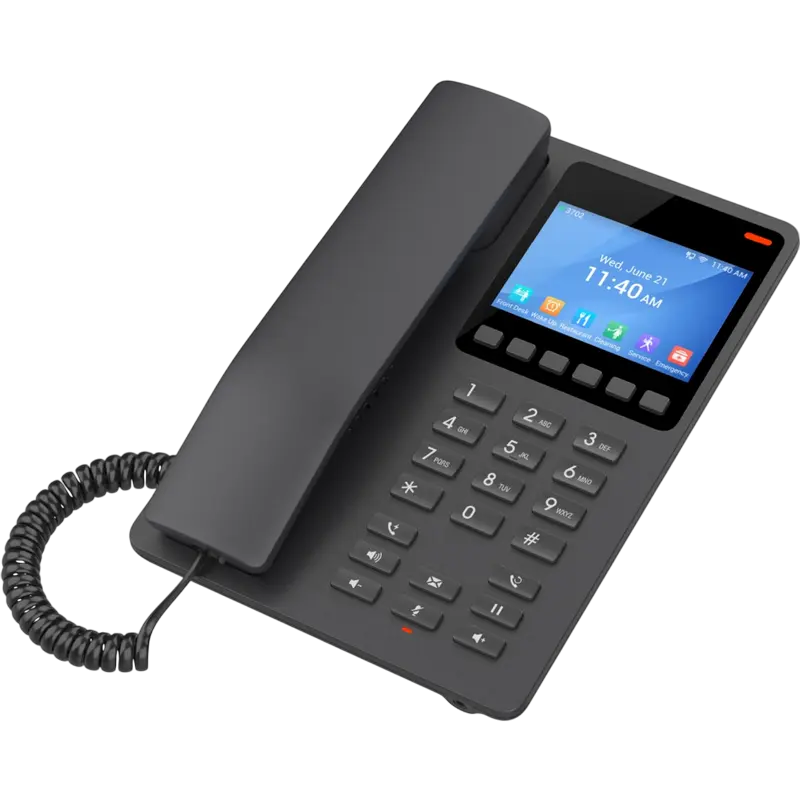 Telefon IP Grandstream GHP631W, Negru