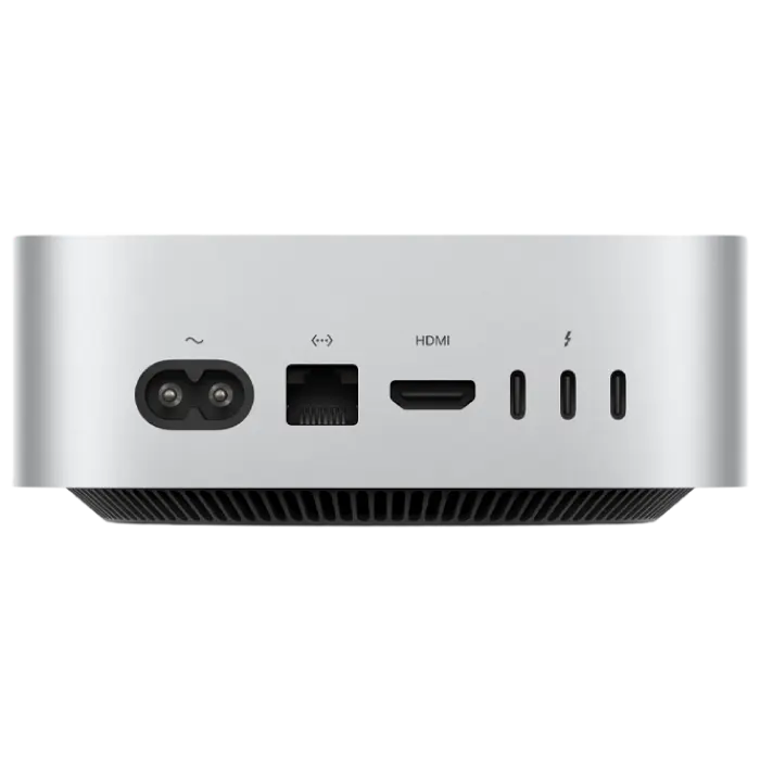 Sistem PC desktop Apple Mac mini A3239, Mac mini, M4 Pro cu procesor cu 12 nuclee și GPU cu 16 nuclee, 24 GB/512 GB, GPU M4 cu 16 nuclee, macOS Sequoia