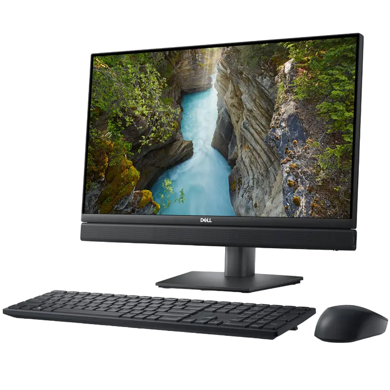 Computer All-in-One DELL OptiPlex 7410, 23,8", Intel Core i7-13700, 16GB/512GB, Linux Ubuntu, Negru