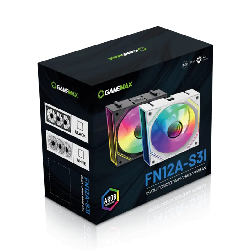 Ventilator PC Gamemax FN12A-S3I, 120 mm