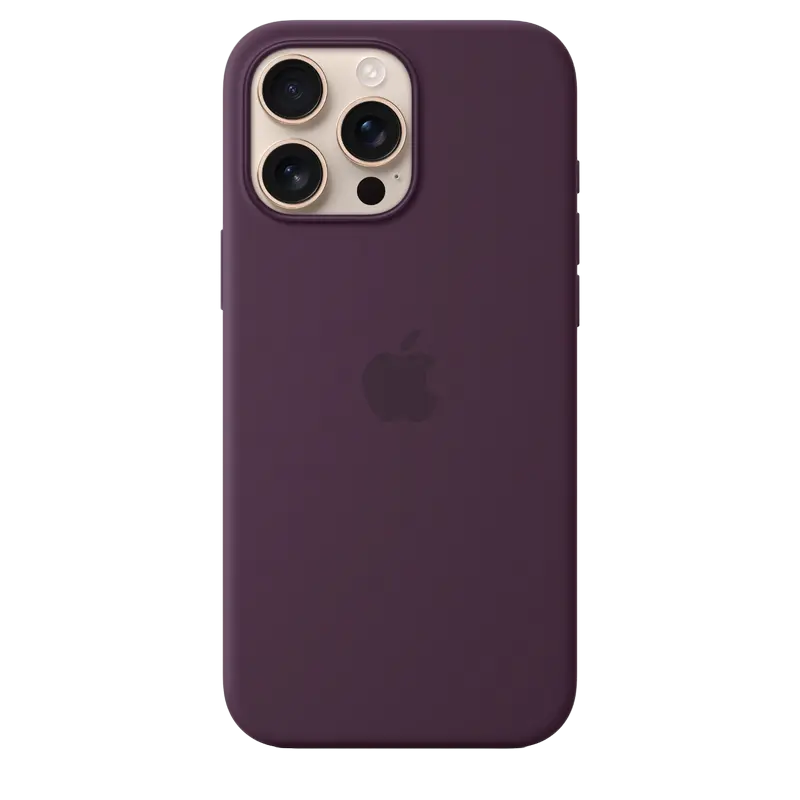 Husă Apple iPhone 16 Pro Max Silicone Case with MagSafe, Prună