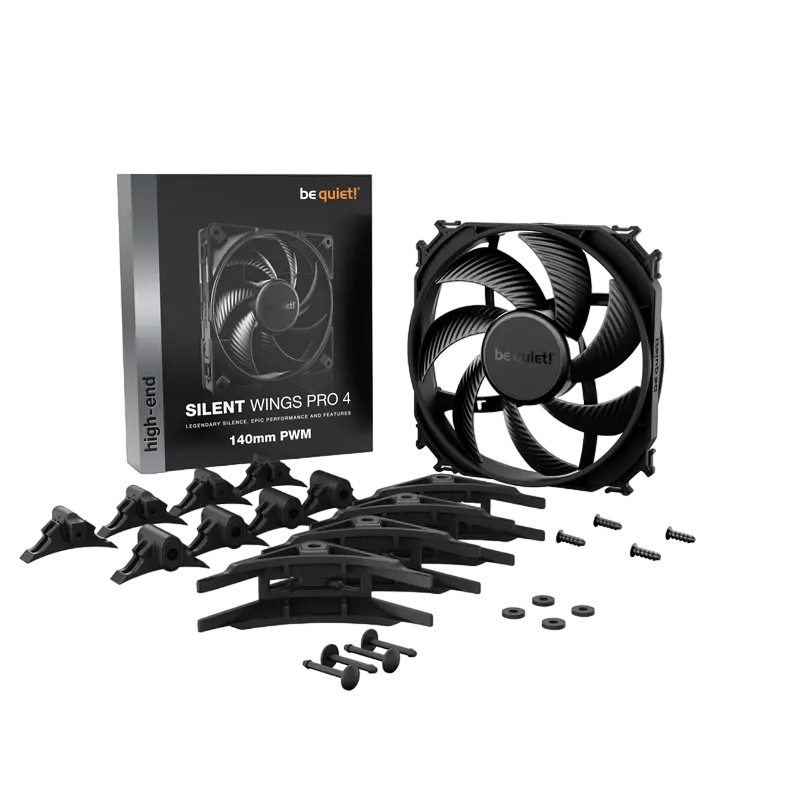 Ventilator PC be quiet! Silent Wings Pro 4 PWM, 140 mm