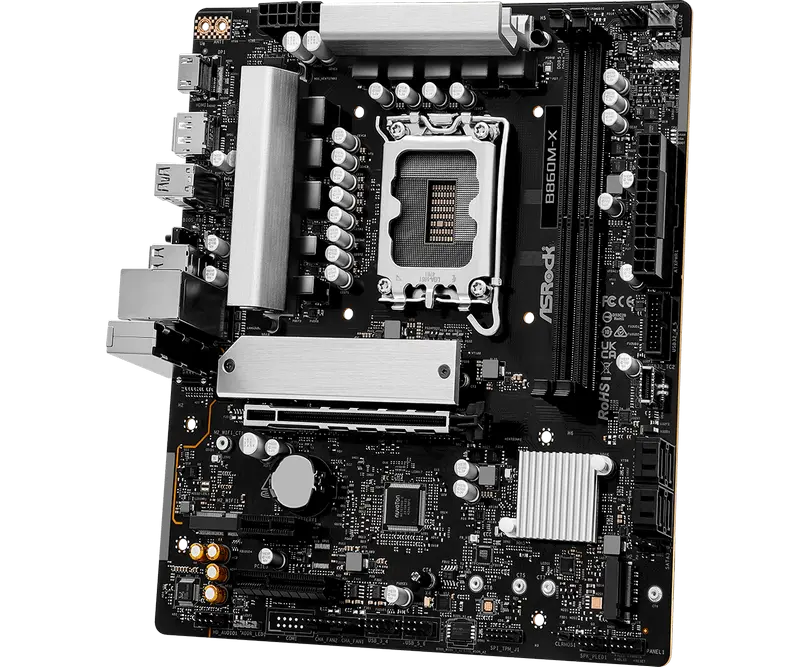 Placa de bază ASRock B860M-X, LGA1851, Intel B860, Micro-ATX