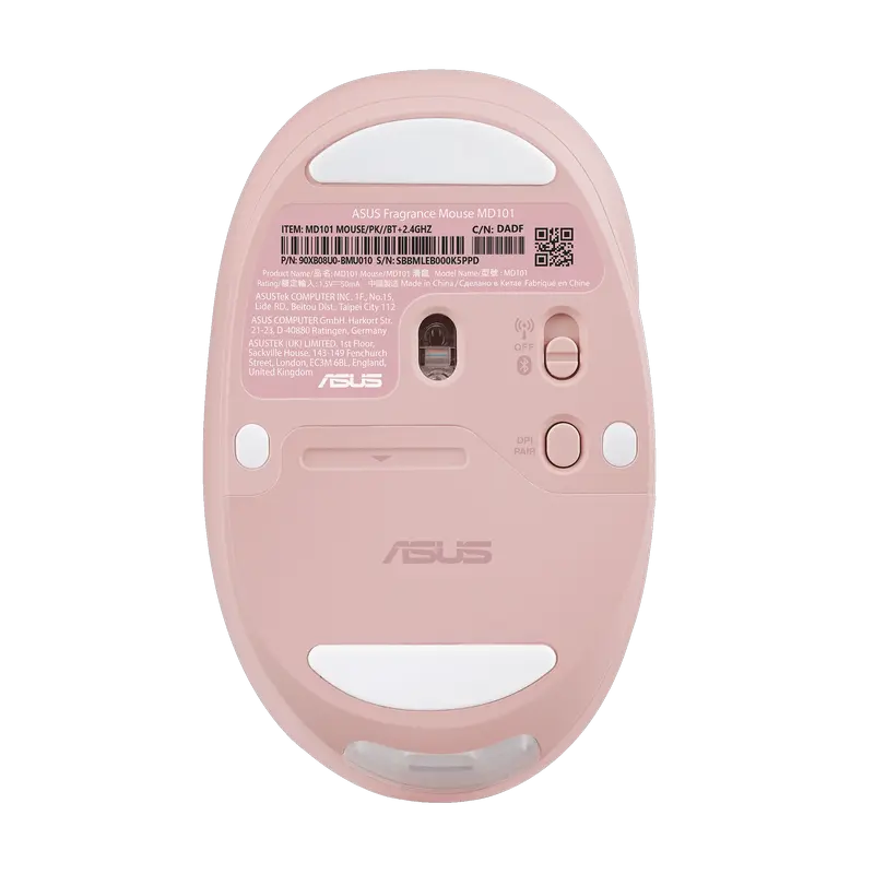 Mouse Wireless ASUS Fragrance MD101, Roz