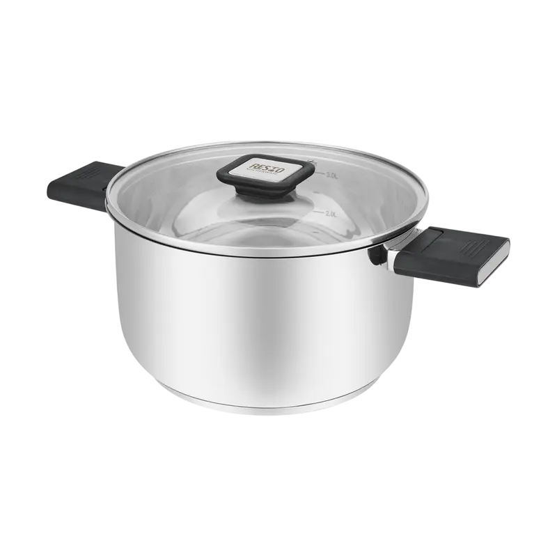 Набор кастрюль RESTO 92214, Нержавеющая сталь