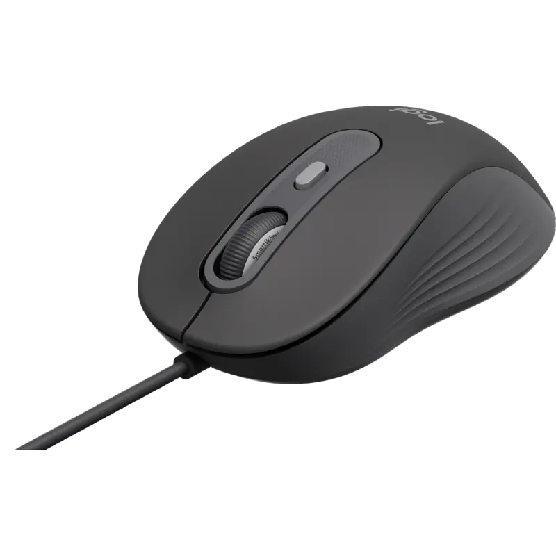 Set Tastatură + Mouse Logitech Signature Slim MK620, Cu fir, Negru