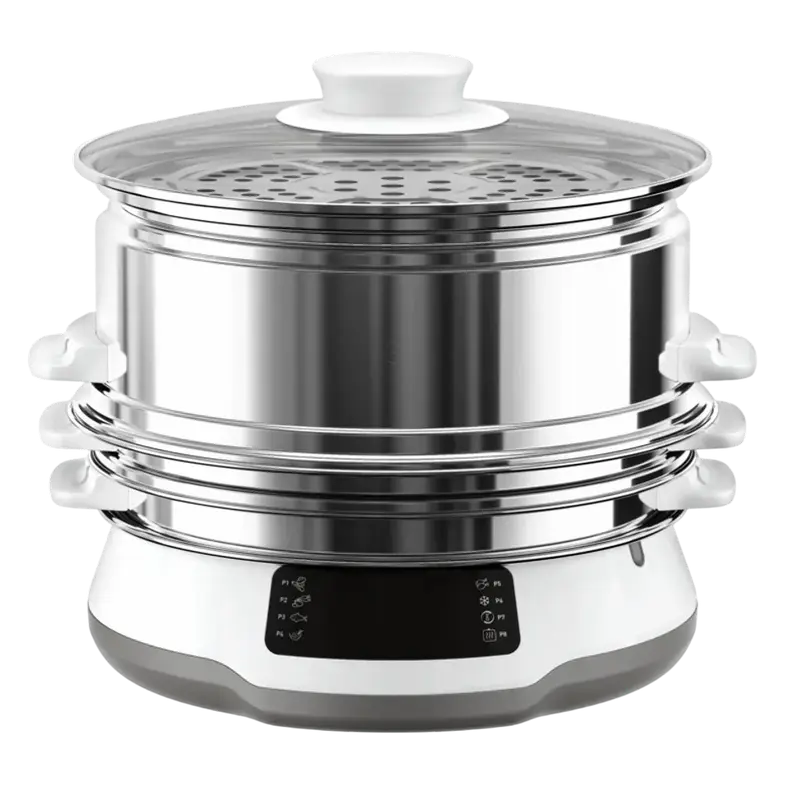 Aparat de gătit cu aburi Tefal VC502D10, Alb