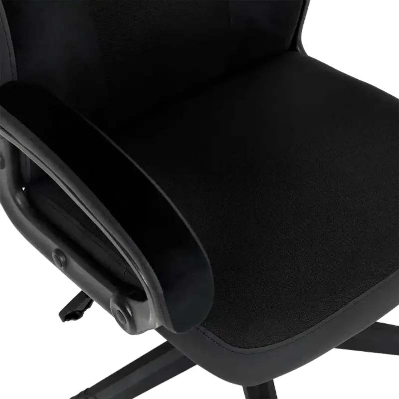 Scaun Gaming HATOR Flash, Țesătură, PU Piele, Alcantara Black