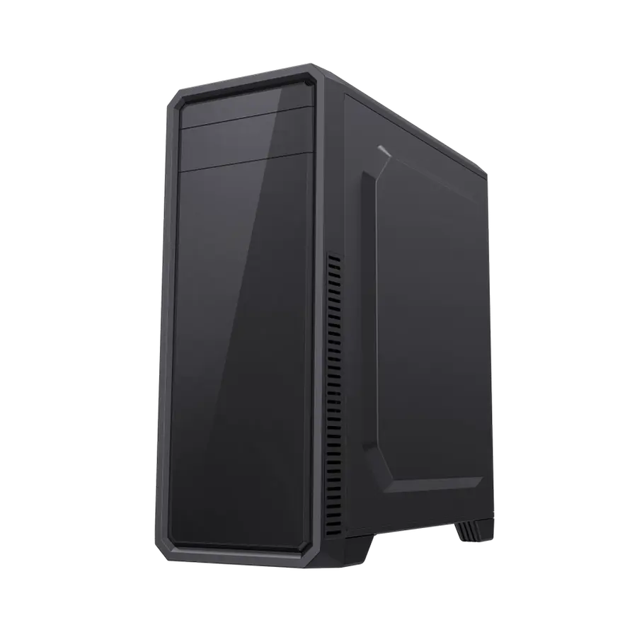 Carcasă PC Gamemax G561E-BK, Midi-Tower, Fără PSU, Negru