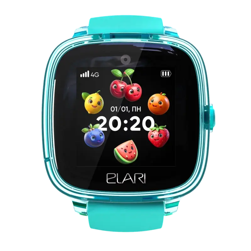 Ceasuri pentru copii Elari KidPhone Fresh 4G, 35mm, Verde