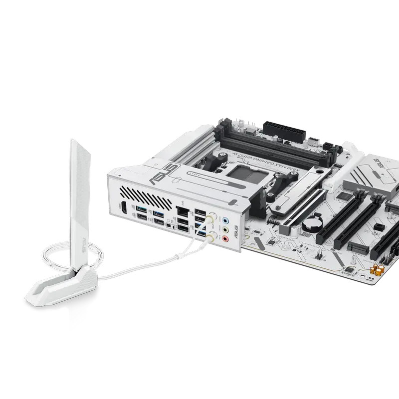 Placă de bază ASUS X870 MAX GAMING WIFI7 W, AM5, AMD X870, ATX
