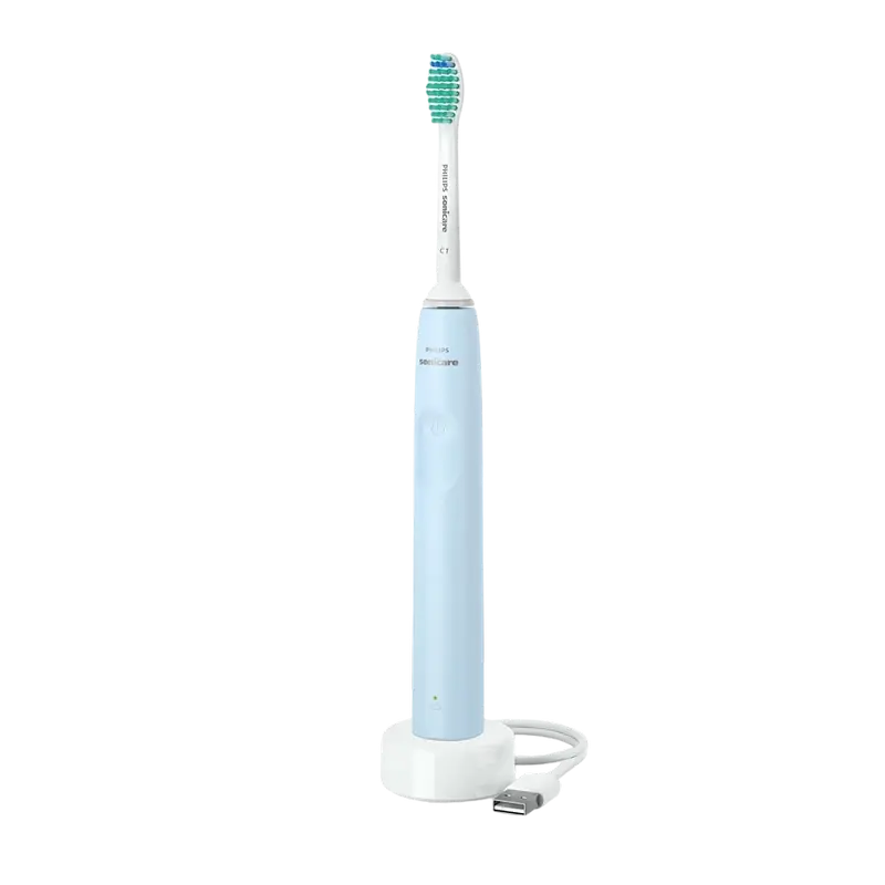 Periuța de dinți electrică sonică Philips HX3651/12, Albastru deschis