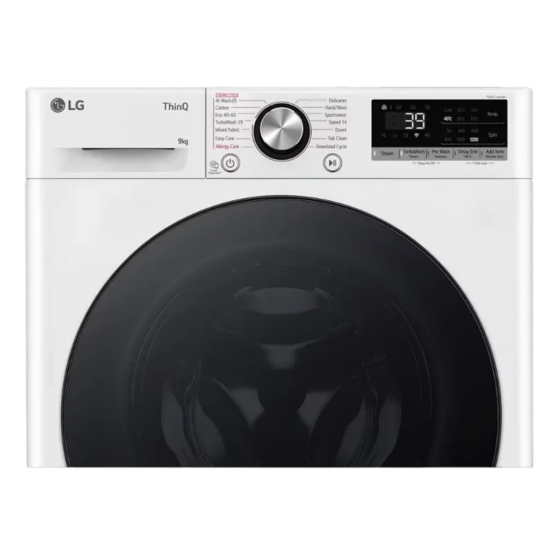 Mașină de spălat LG F2WR709S2W, 9kg, Alb