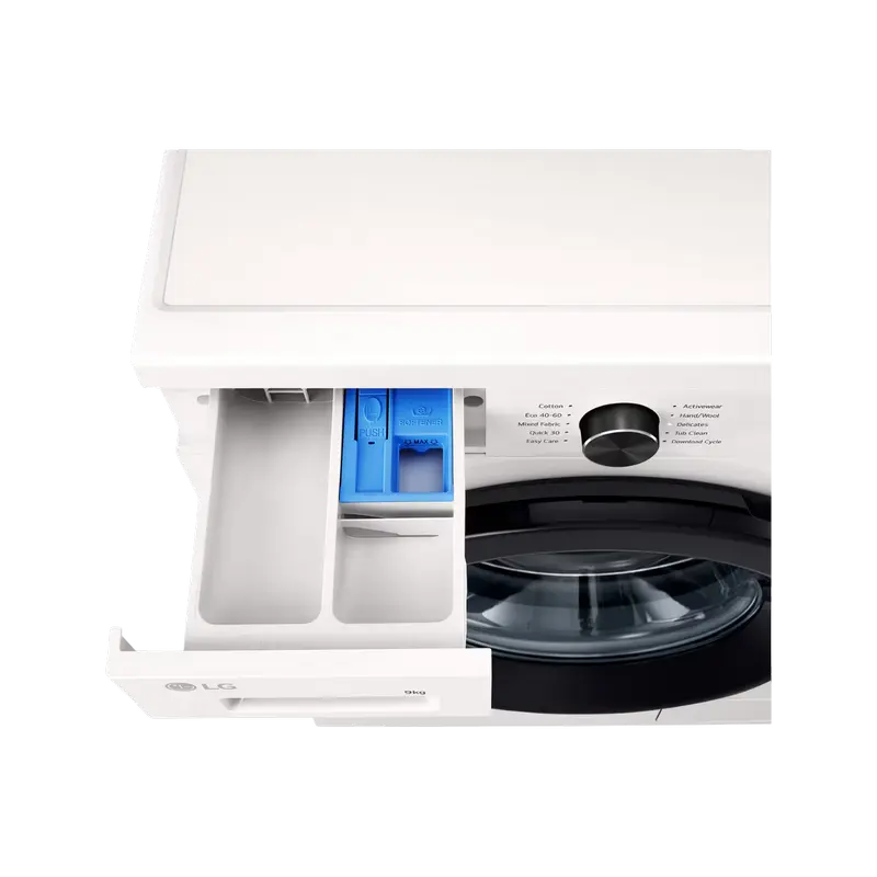 Mașină de spălat LG F4X1009NWK, 9kg, Alb