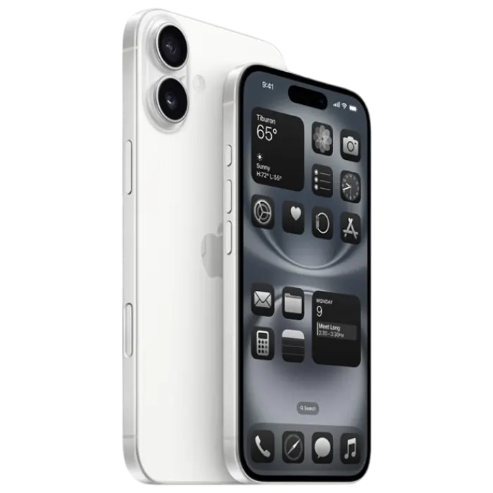 Smartphone Apple iPhone 16 Plus, 128Gb, Alb