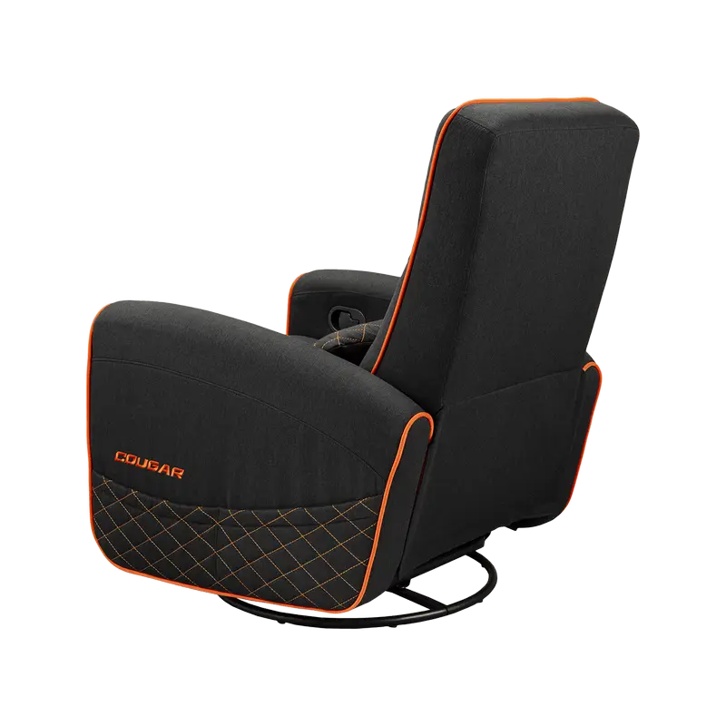 Scaun Gaming Cougar FIDOM, Imitație de in, Negru | Portocaliu