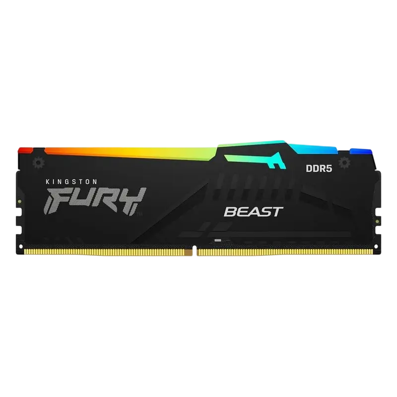 Memorie RAM Kingston FURY Beast RGB, DDR5 SDRAM, 6000 MHz, 8GB, KF560C30BBEA-8