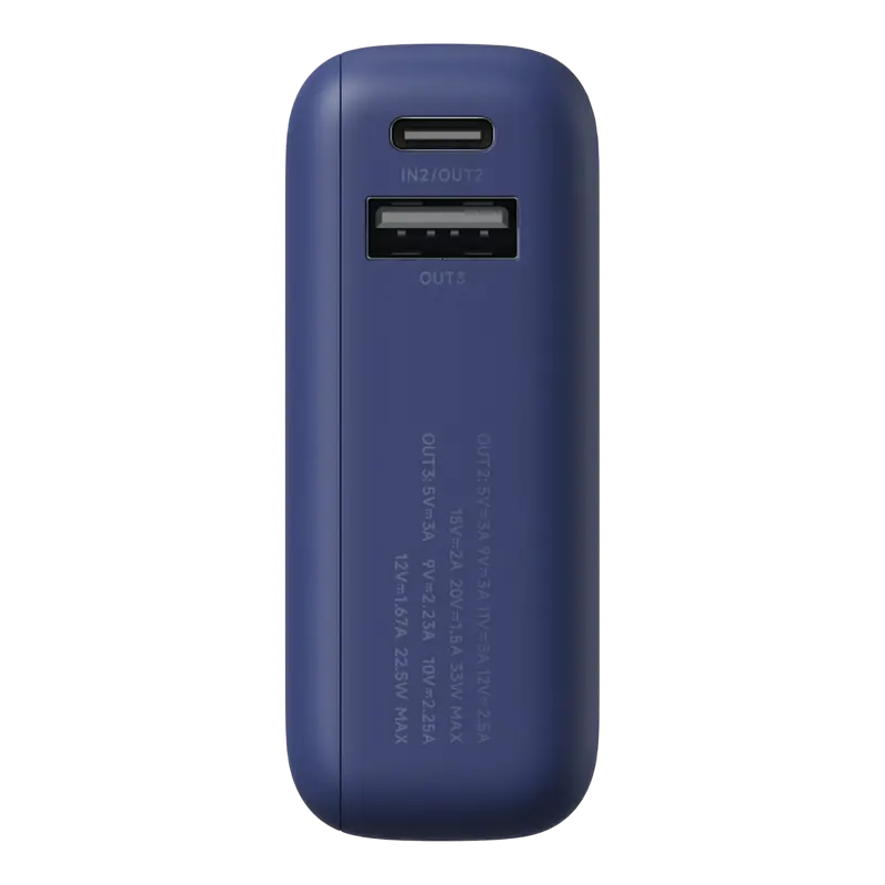 Acumulator extern Xiaomi BHR9341GL, 10000mAh, Albastru