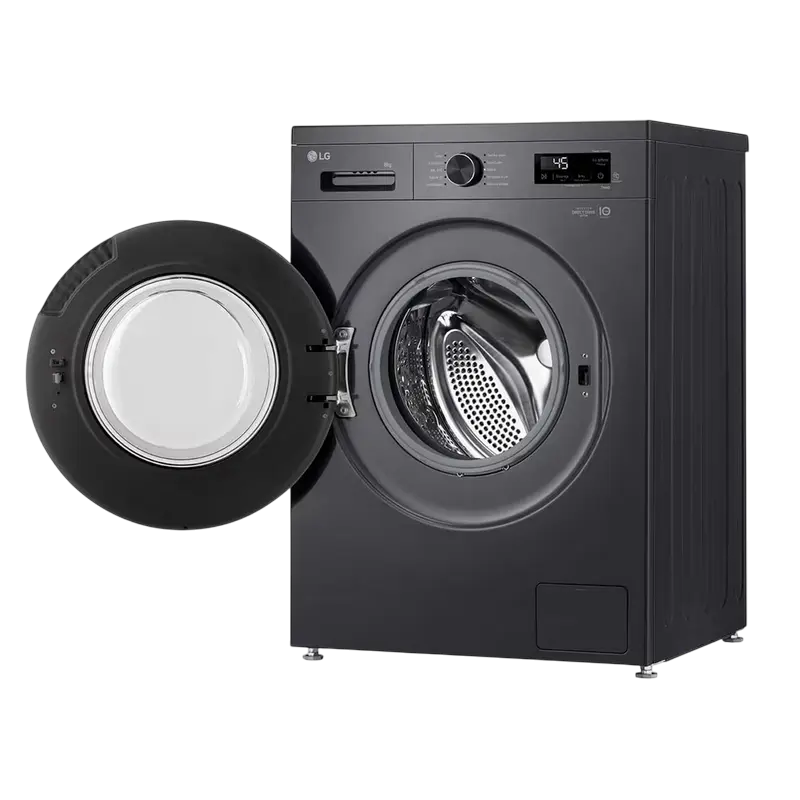 Mașină de spălat LG F84B15MBS, 8kg, Gri