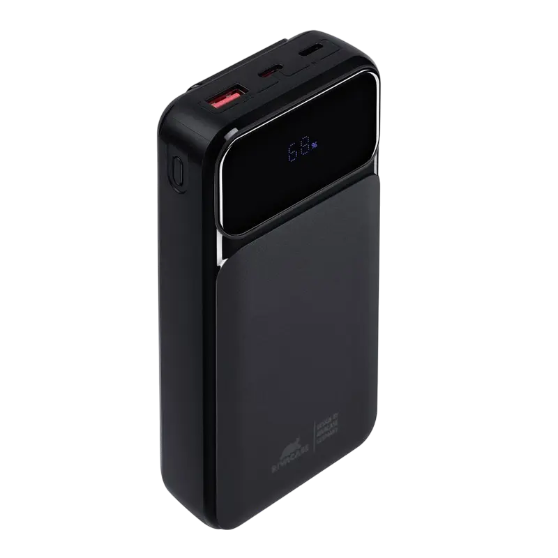 Încărcător portabil Rivacase VA2221, 20000mAh, Negru