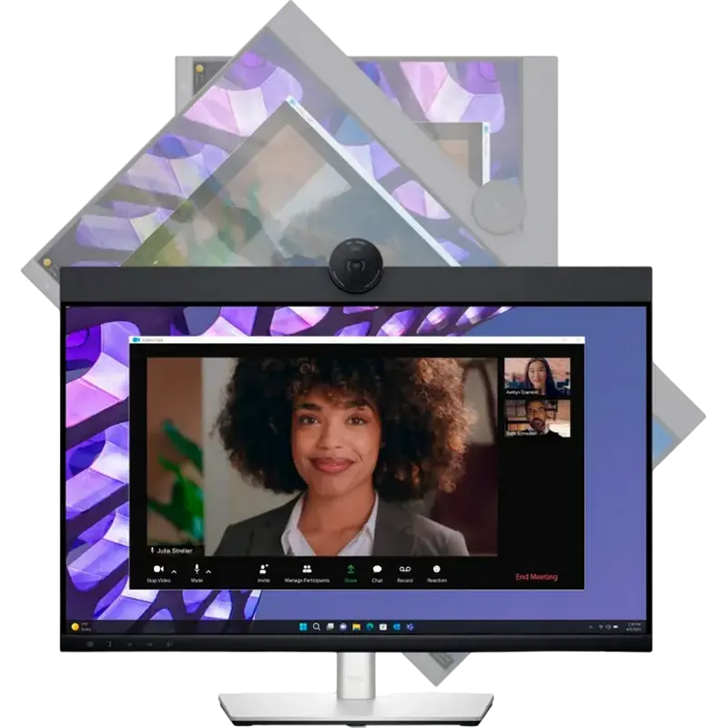 23,8" Monitor DELL P2424HEB, IPS 1920x1080 FHD, Negru | Argintiu