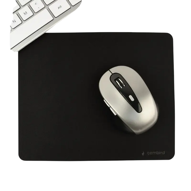Mouse pad Gembird MP-S-BK-M, 260mm x 220mm, Negru