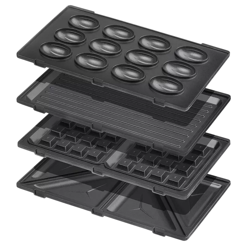 Aparat pentru sandwich multifunctional Ardesto SM-H400S, Negru | Oțel inoxidabil