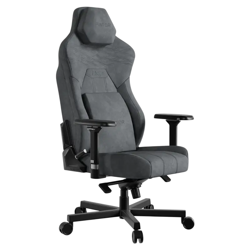 Игровое кресло HATOR Arc 3 XL, Велюр, Серый