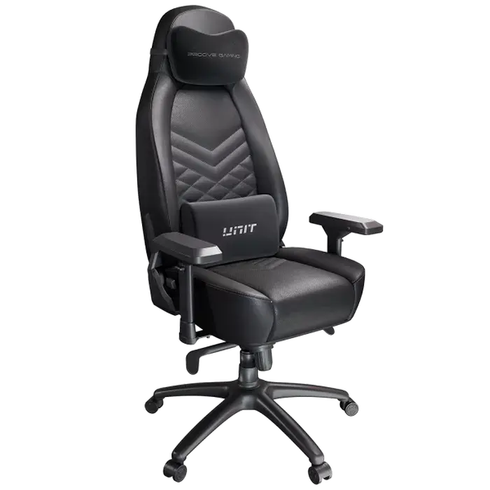 Scaun Gaming Proove Unit, PU Piele, Negru