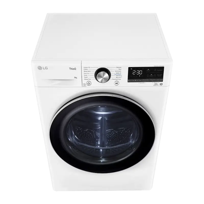 Maşină de uscat LG RH90V9AV2N, 9kg, Alb