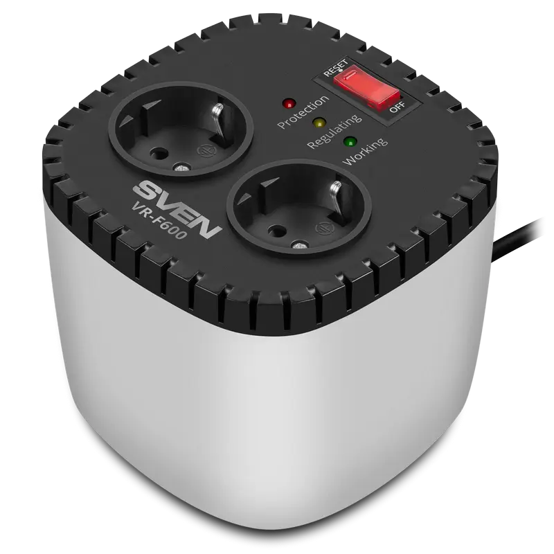 Купить  Стабилизаторы напряжения - Стабилизатор напряжения SVEN VR-F600, Белый..