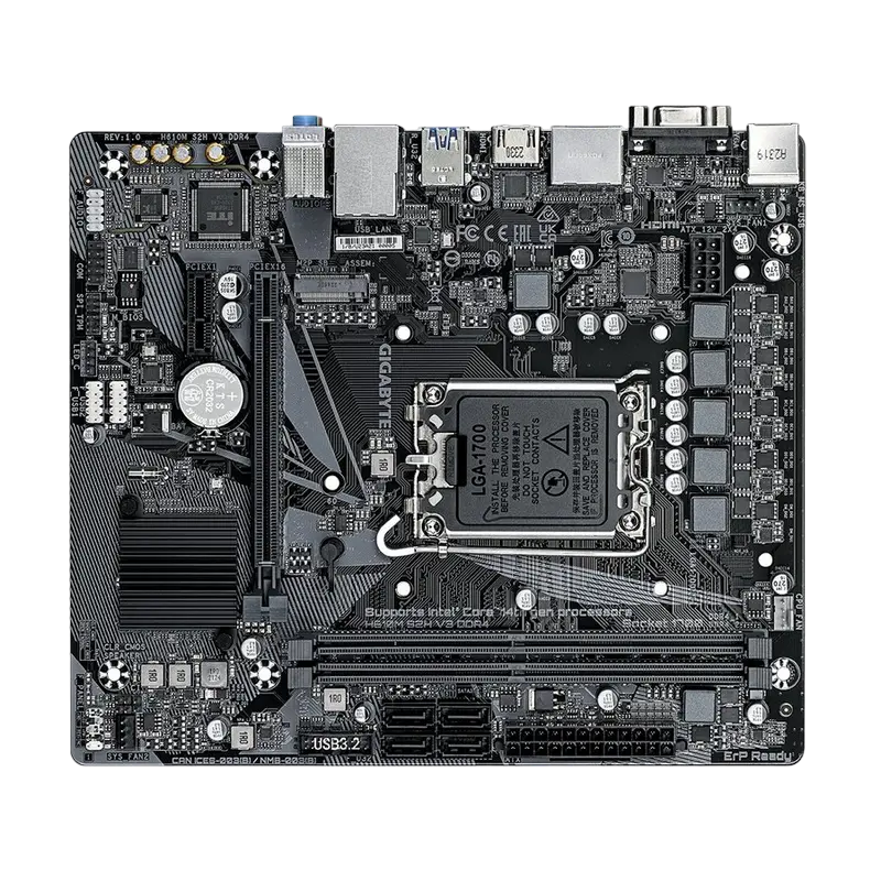 Placă de bază Gigabyte H610M S2H V3 DDR4, LGA1700, Intel H610, Micro-ATX