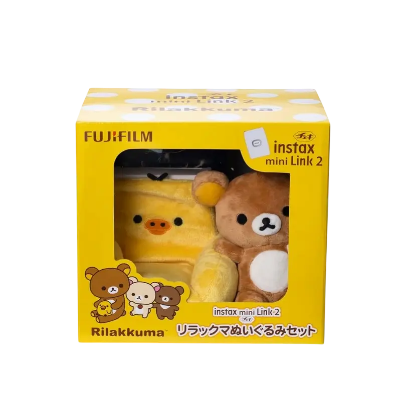 Фотопринтер instax Mini Link 2 Rilakkuma Special Edition, 62 x 46 мм, Clay White