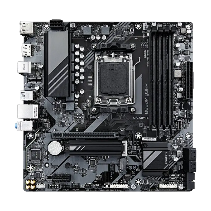 Placă de bază Gigabyte B650M D3HP, AM5, AMD B650, Micro-ATX