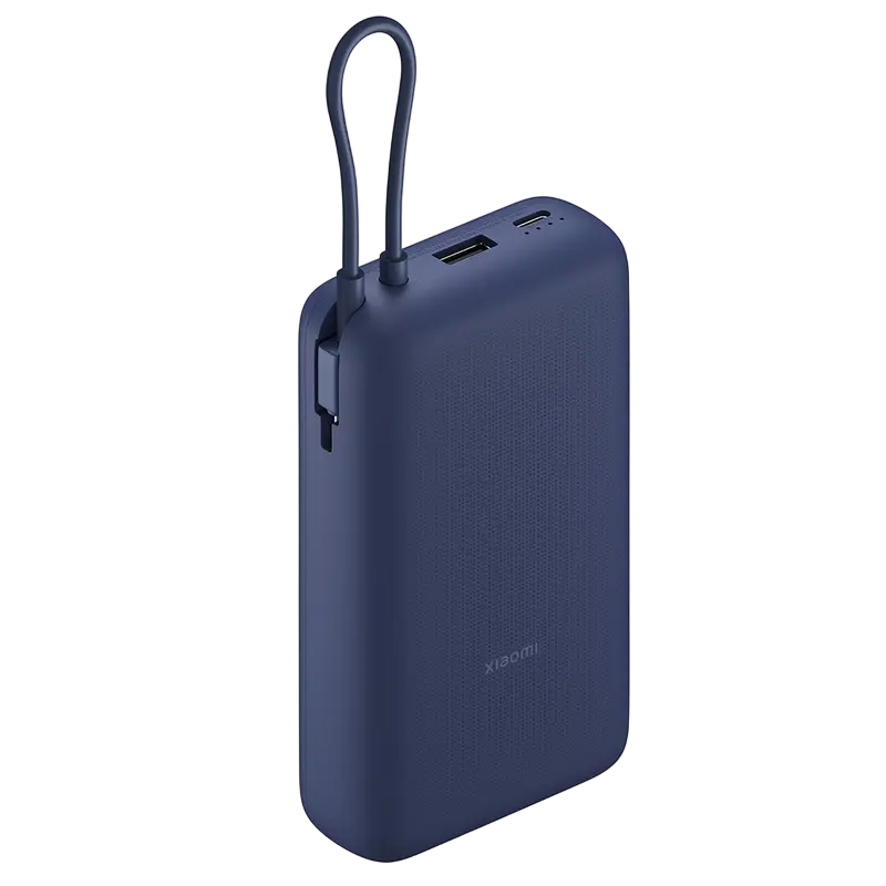 Încărcător portabil Xiaomi BHR8975GL, 20000mAh, Albastru