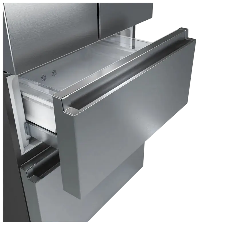 Frigider Hisense RF632N4WIE1, Oțel inoxidabil