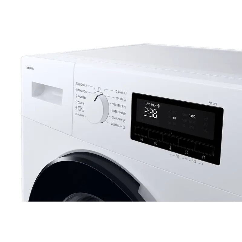 Mașină de spălat Samsung WW80FG3M05AWLF, 8kg, Alb