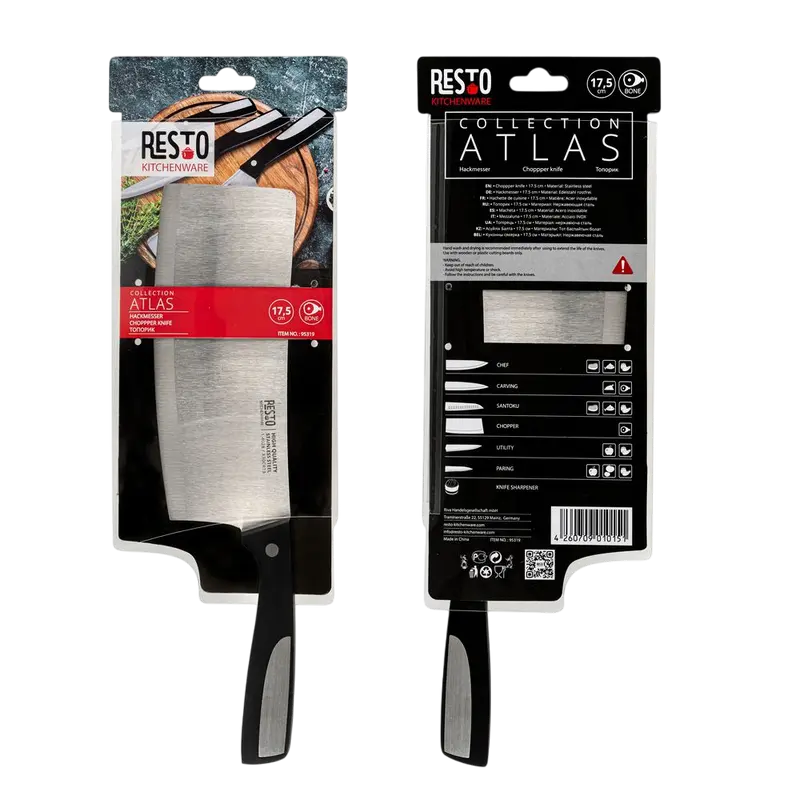 Нож-топорик RESTO 95319, Чёрный