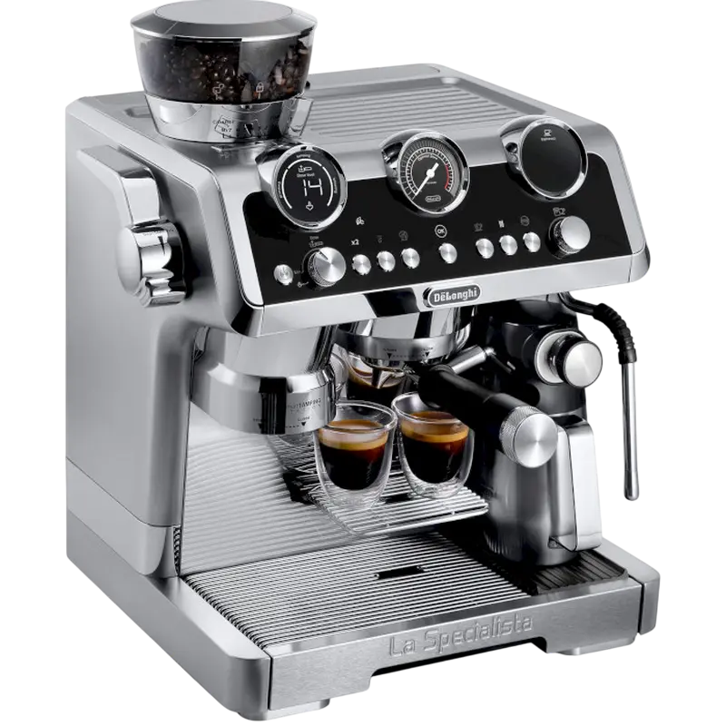 Cafetiera manuala DeLonghi EC 9865.M, 1450W, Oțel inoxidabil