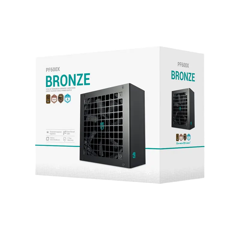 Sursă Alimentare PC Deepcool GamerStorm PF600X, 600W, ATX, Nemodular