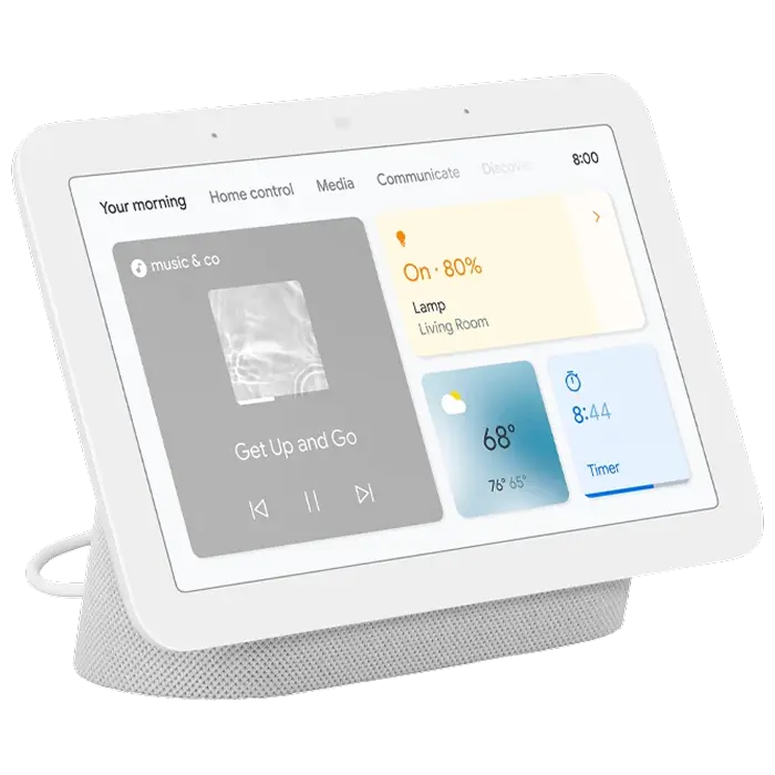 Google Nest Hub (a doua generație) Ecran inteligent, Sunet