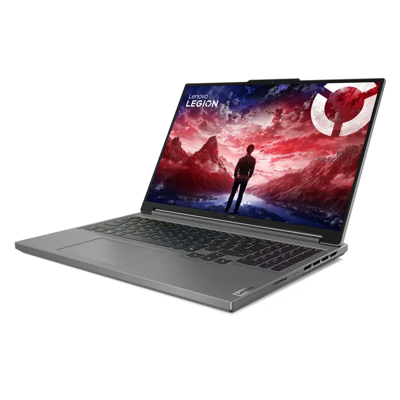 Игровой ноутбук 16" Lenovo Legion Slim 5 16AHP9, Luna Grey, AMD Ryzen 7 8845HS, 16Гб/512Гб, Без ОС