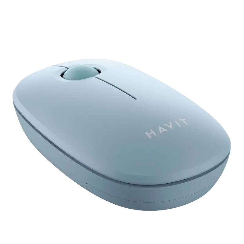 Mouse Wireless Havit MS57GT, Albastru deschis
