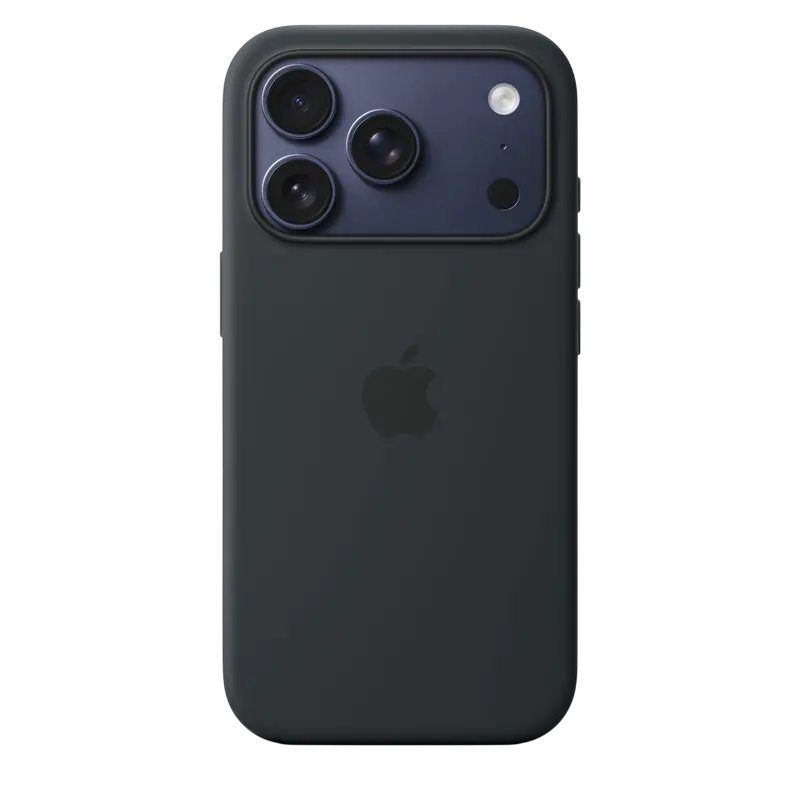 Чехол Apple iPhone 17 Pro Silicone Case with MagSafe, Чёрный