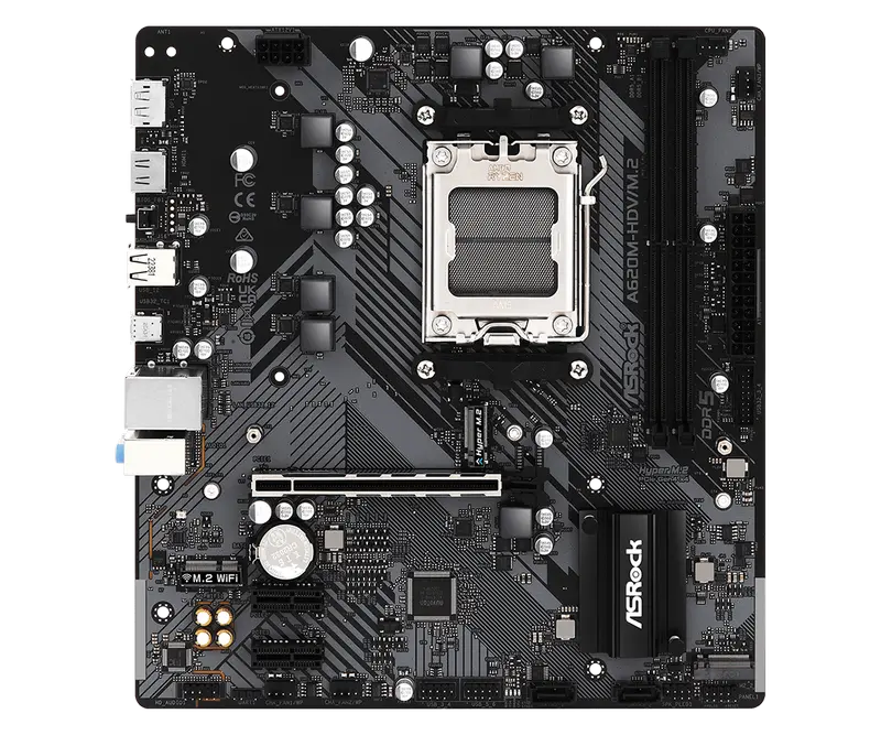 Placă de bază ASRock A620M-HDV/M.2, AM5, AMD A620, Micro-ATX