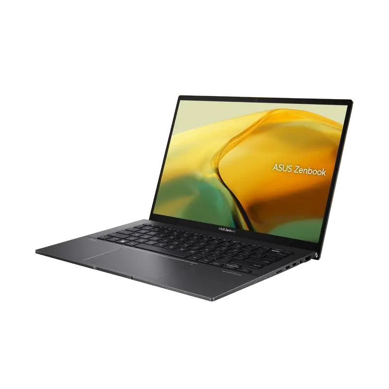 Laptop 14" ASUS Zenbook 14 UM3402YA, Jade Black, AMD Ryzen 5 7430U, 16GB/512GB, Fără SO