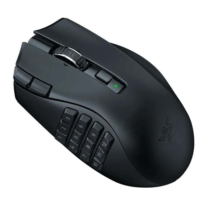 Беспроводная мышь Razer Naga V2 HyperSpeed, Чёрный