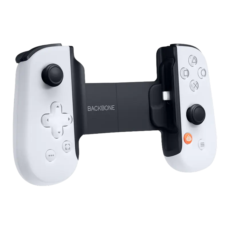 Controler de joc mobil Backbone One Lightning PlayStation Edition, Alb