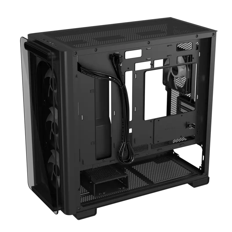 Carcasă PC ASUS A23 PLUS TG ARGB, Mini-Tower, Negru