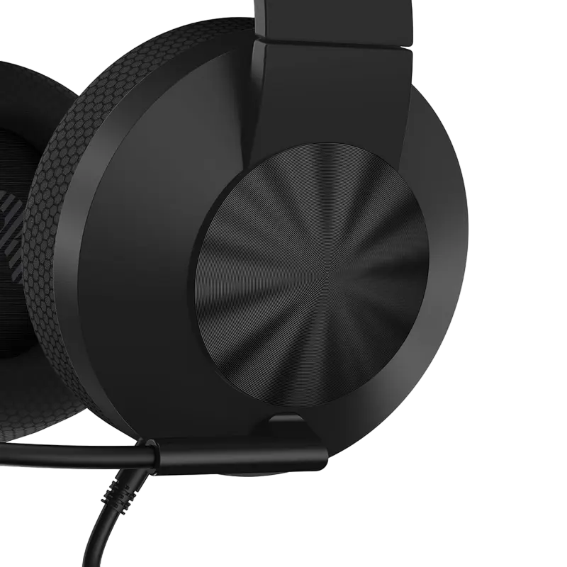 Căști gaming Lenovo Legion H210, Cu fir, Negru